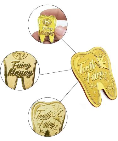 12 Tooth Fairy Coins Set Gold Tooth Fairy Gifts for Boys & Girls | Perfect Souvenir & Gift Ideas - Buy Online on GoSupps.com