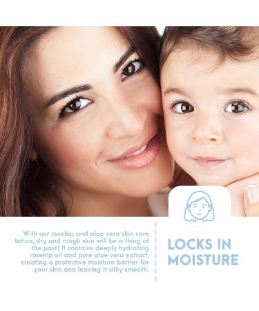 Rosehip Aloe Skin Conditioner & Hydrator Lotion | Prolong Tan, Face & Body Moisturizer | 8oz - Natural Tone Organic Skincare - Buy Online on GoSupps.com