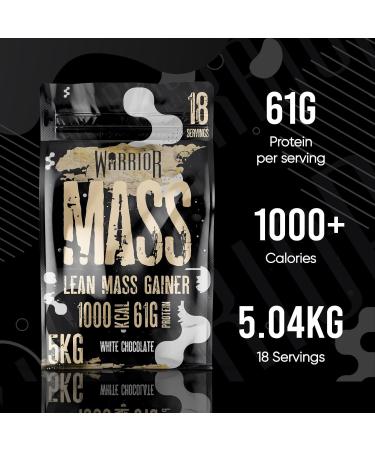  Warrior Warrior Mass Lean Muscle Weight Gainer Vanilla Cheesecake 5 kg - Buy Online on GoSupps.com