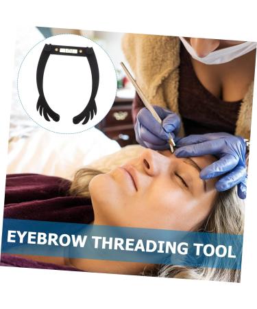 Beavorty Eyebrow Ruler White White Outfit Eye Brow Shaping Kit Eyebrow Threading Suite Aluminum Alloy Eyebrow Line 1 count (Pack of 1) Black - Buy Online on GoSupps.com