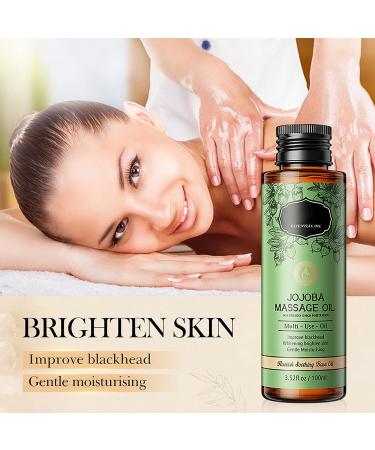 Jojoba Oil for Skin - Anti Aging Moisturizing Nourishing Jojoba Oil - Jojoba Oil for Hair Face Neck Back Legs - Face Oil - Body Oil - Anti-Wrinkle - Improving Dryness - Soft and Delicate Smooth Skin - Buy Online on GoSupps.com