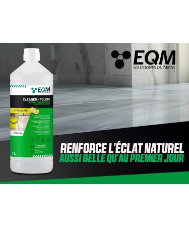 EQM ECO-214 Cleaner and Polishing for Marble and Natural Stone 1L Enhances Natural Colour and Shine - Buy Online on GoSupps.com