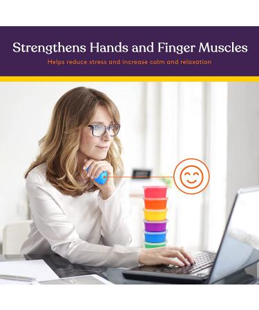 Special Supplies Therapy Putty Set - Hand Exercise Stress Relief Kit for Kids and Adults - 6 Strengths, 3 oz Each - Buy Online on GoSupps.com