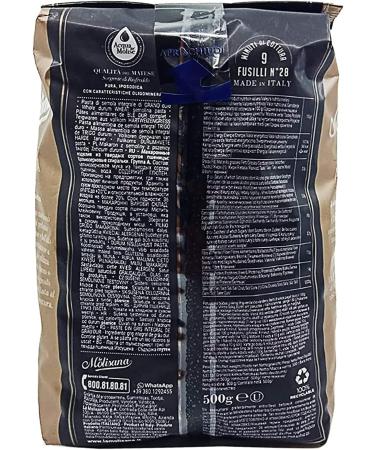La Molisana Whole Wheat Fusilli N.28 500 Grams - Buy Online on GoSupps.com