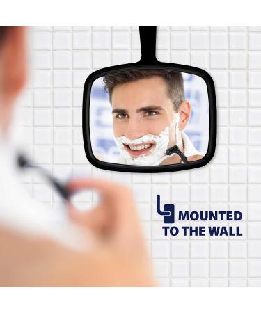 DecorRack Large Hand Mirror - Multi-Purpose Mirror for Travel, Makeup, Desk, Grooming, and Shaving - Random Color - 5.5 W x 6.6 L - Buy Online on GoSupps.com