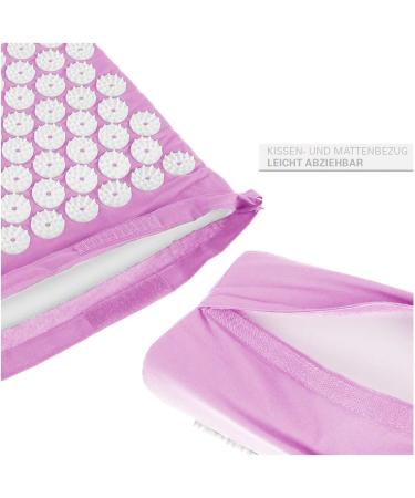 Sport-Tec Acupressure Set: Premium Acupressure Mat & Pillow in Pink - Enhance Relaxation & Wellness - Buy Online on GoSupps.com