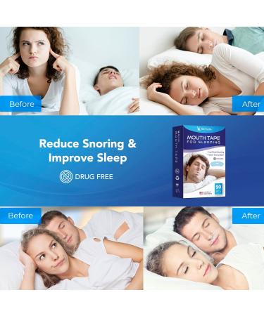 Skyloa Mouth Tape for Better Sleep and Instant Snoring Relief - 90 PCS - Buy Online on GoSupps.com