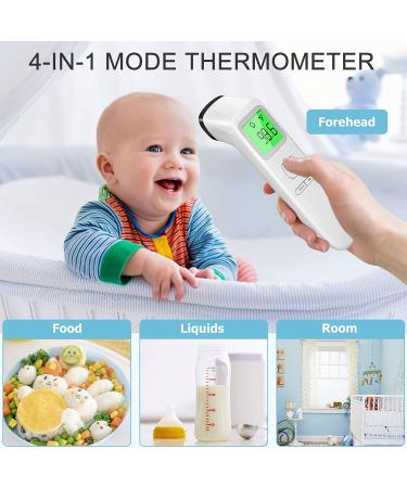 Non-Contact Forehead Thermometer - Fast & Accurate Infrared Baby & Adult Thermometer with Fever Alarm | Digital Memory Function - Buy Online on GoSupps.com