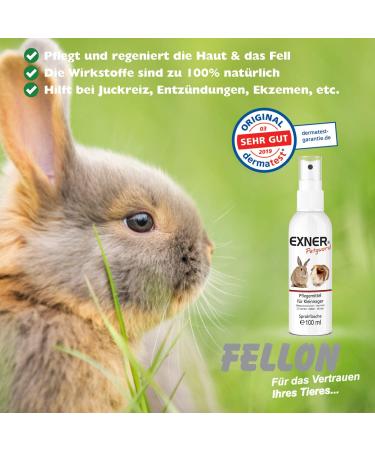 Exner Petguard Animal Care for Rodents - Natural 100ml Spray for Itching Hair Loss Inflammation Parasites & Mites - Buy Online on GoSupps.com