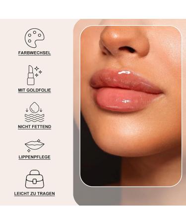  ARCHIDATE Color-changing lip balm moisturizing and brightening lipstick with hyaluronic acid and gold leaf for softer fuller lips. - Buy Online on GoSupps.com