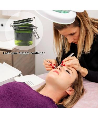 Eyelash Holder - Eyelash Extens Holder Jar - Lash Adhesive Container for Dryness Eyelash Extens Supplies for Makeup Gift - Buy Online on GoSupps.com