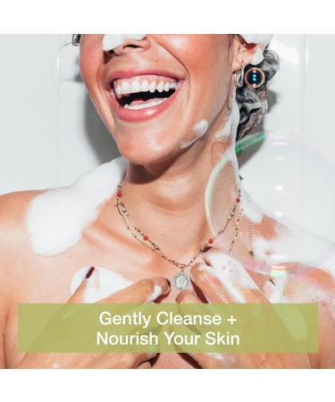 Raw Sugar Simply Body Wash for Sensitive Skin - Green Tea Cucumber & Aloe | Nourishing & Gentle Cleanser | Shop Internationally - Buy Online on GoSupps.com