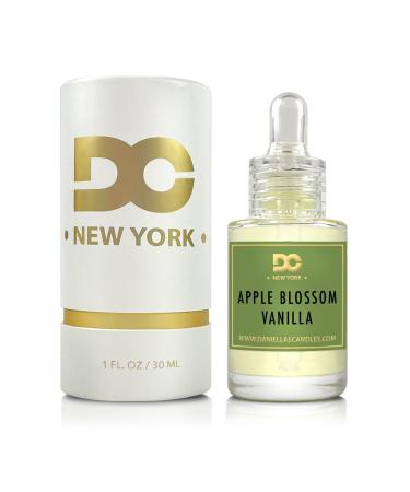Daniella's Candles Apple Blossom Vanilla Scent Oil, Premium Grade Fragrance Oil for Aroma Diffuser, Bath and Body Products, Incense, Soap Candle Making, Long Lasting - 30ml/1oz Apple Blossom Vanilla 1 Fl Oz (Pack of 1)