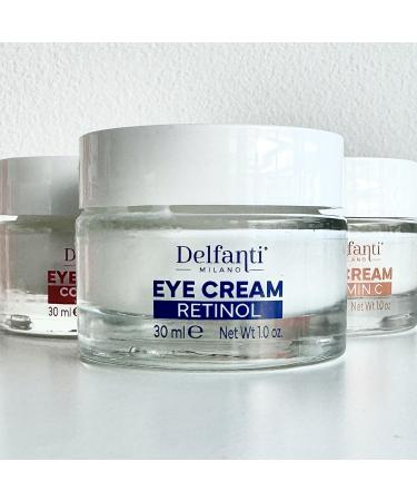 Delfanti-Milano Retinol Repair Eye Cream | Anti-Aging Fine Line Reduction | Fast Results | Vegan & Made in Italy | Shop Internationally - Buy Online on GoSupps.com