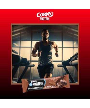 Corny Protein - Chocolate Protein Bars 30% Protein 0% Added Sugars Pack of 18x50g Taste the Power - Buy Online on GoSupps.com
