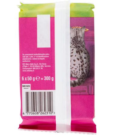 Whiskas D jeuners Viandes Blanches 1+ Adulte Nourriture Humide pour Chat Lot de 6 sachets x 50 g - Buy Online on GoSupps.com
