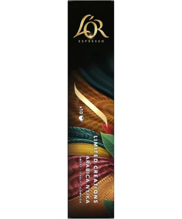 L'Or Espresso Caf - Limited Edition - 100 Laos Bolaven Capsules - Nespresso* compatible (pack of 10 x 10) - Buy Online on GoSupps.com