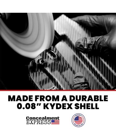 Concealment Express IWB KYDEX Holster | Claw Compatible | Appendix Carry | Glock G43/43X | Made in USA - Buy Online on GoSupps.com