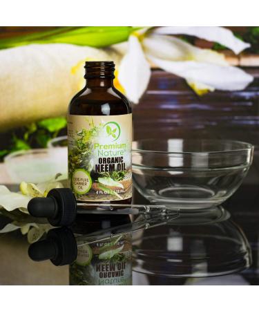 Neem Oil Cold Pressed Neem Oil for Essential Oil Mixing Neem Oil Massage Oil 4 oz - Buy Online on GoSupps.com