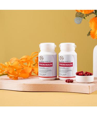 FSN FRUSIRNAG Vision Health Lutein : Zeaxanthin (10:2) + Astaxanthin with Red Algae Extract Supports Healthy Vision Non-GMO Gluten-Free Chemicals/Toxin-Free 30 Capsules - Buy Online on GoSupps.com