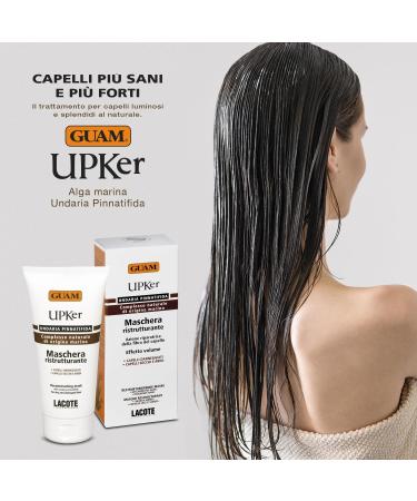 Guam Upper Hair Restructuring Mask with Undaria Algae - Repairing Dry & Damaged Hair | Made in Italy 150ml - Buy Online on GoSupps.com