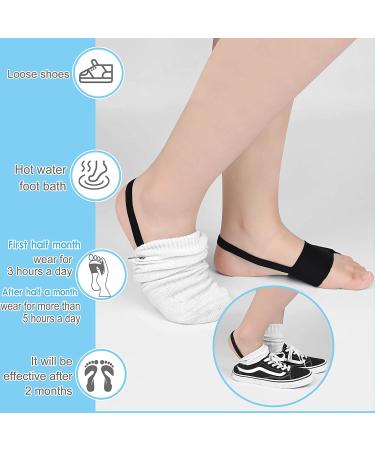DYKOOK Tailors Bunion Corrector - 1 Pair Bunionette Sleeves with Gel Pads & Non-Slip Strap for Pain Relief & Toe Straightening (Black, Small) - Buy Online on GoSupps.com