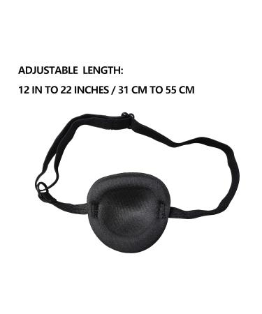 MYUBWTF Black Pirate Skull Crossbone Eye Mask - Adjustable 3D Leopard Eye Patch for Kids & Adults - International Shipping Available - Buy Online on GoSupps.com