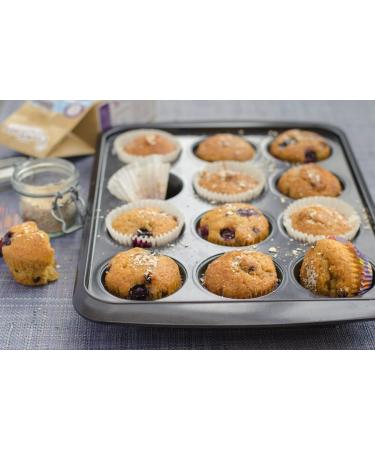 Cookie Crumbles Blueberry Muffin Mix | 225g | No Dairy | No Preservatives | Ready in 30 Minutes | 100% Natural Ingredients | Delicious Blueberry Goodness - Buy Online on GoSupps.com