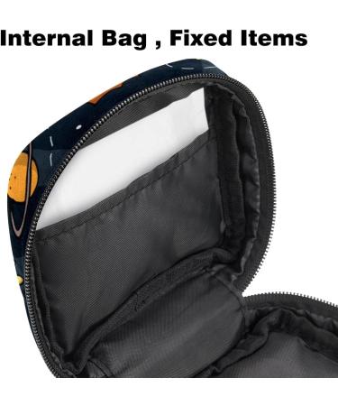 Women's Napkin Storage Bag - Space Rocket Design | Portable Menstrual Cup & Bandages | Ideal for First Period & Menstruation Needs - Buy Online on GoSupps.com