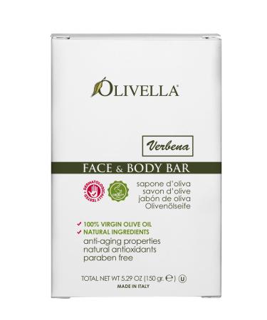 Olivella Face and Body Bar Verbena 5.29 Ounce