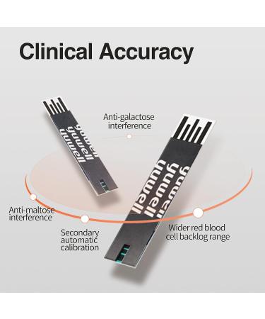 Yuwell Blood Glucose Test Strips & Lancets 50pcs (Model 582 & 710) - Diabetes Test Strips for Yuwell Glucose Meter 582 & 710 - Buy Online on GoSupps.com
