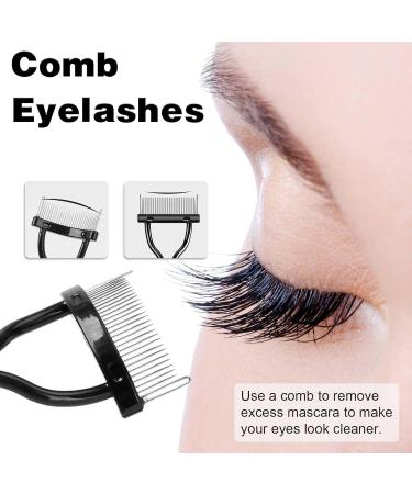Buy Lash Separator & Eyebrow Brush Set - 3pcs Eyelash Comb & Mascara Separator Tool for Clump-Free Eye Makeup Perfect for Lashes & Brows  - Buy Online on GoSupps.com