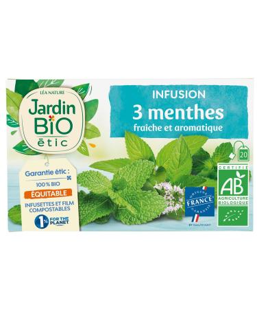 Jardin BiO tic - Infusion 3 Mints - 20 sachets