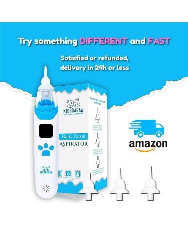 Electric Nasal Aspirator for Baby | Snot Cleaner & Booger Suction | Portable & Efficient Baby Nose Remover - Buy Online on GoSupps.com