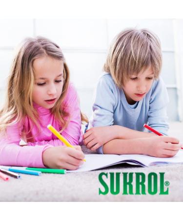 Sukrol B-Complex Apple Flavor Syrup 240ml - Cognitive Focus Support for Children - Buy Online on GoSupps.com