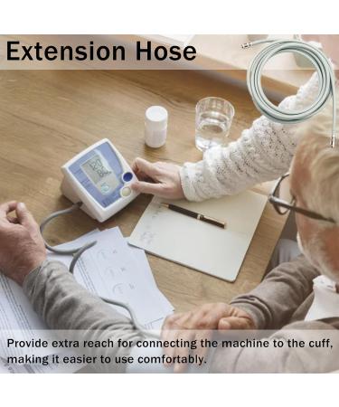 Extension Hose with Metal Ends - NIBP Cuff Connector for T5 T6 T8 ipm - 9.8ft Long (3m) - International Shipping Available - Buy Online on GoSupps.com