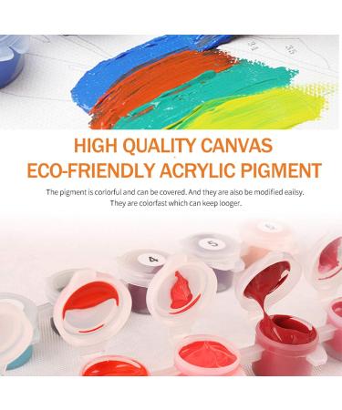 iKustar Running Horse Paint by Numbers Kit | DIY Acrylic Painting for Kids & Adults | 16x20 | Beginner Friendly - Buy Online on GoSupps.com