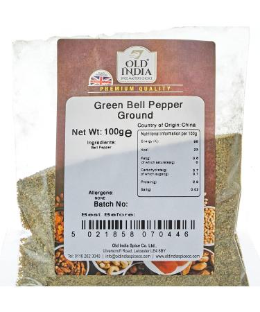 Old India Green Bell Pepper Ground 100g - Buy Online on GoSupps.com