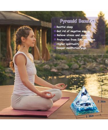 Capricorn Zodiac Orgone Pyramid - Healing Crystal for Positive Energy, Yoga, Meditation, and Stress Reduction - Buy Online on GoSupps.com
