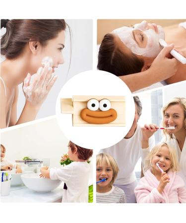 Toothpaste Squeezer - Cartoon Toothpaste Holder Squeezer - Bathroom Tube Squeezer Tool Manual Toothpaste Dispenser for Home Dorm Hotel White - Buy Online on GoSupps.com