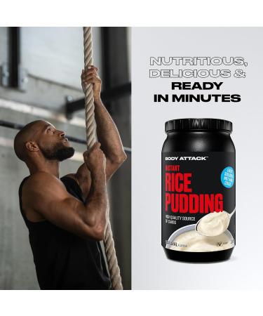 Body Attack Rice Pudding 1 kg - Vegan Breakfast & Pre-Workout Snack | High-Quality Complex Carbohydrates - Buy Online on GoSupps.com