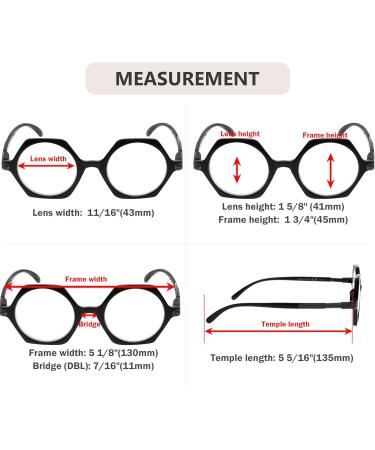 Eyekepper Small Vintage Glasses for Women - Tortoise Retro Reading Eyeglasses +2.50 Diopters - Stylish & Comfortable Mini Readers for Men - Buy Online on GoSupps.com