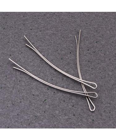 Beaupretty 100 Pieces Long Flat Bobby Pins - Metal Hair Clips for Women & Girls (White) | Perfect Hair Accessories for All Styles - Buy Online on GoSupps.com