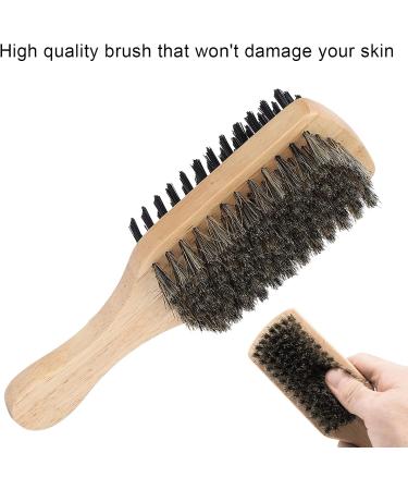 Double Sided Beard Brush Men's Beard Brush Beard Comb Beard Grooming Kit Beard Care Tools with Wooden Handle for Birthday Gifts for Mustache Cleaning - Buy Online on GoSupps.com