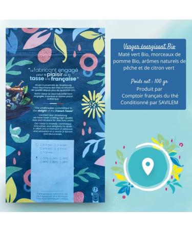 2x100g de Mat la P che - D licieux Chaud ou Glac | Mat Verger Energisant COMPTOIR FRAN AIS DU TH Verger nergisant - Buy Online on GoSupps.com