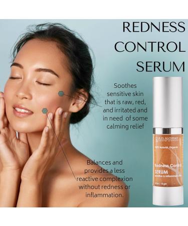 100% Natural Redness Control Serum | RD Alchemy - Chamomile & Lavender for Calm Soothe and Irritate Relief - Ideal for Red & Swollen Skin - Buy Online on GoSupps.com