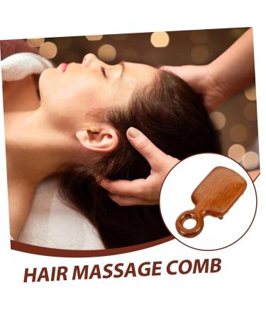 Buy Bcoath Riddone Degradation Ridge Scalp Massage Comb - Wooden Wide Tooth Comb for Curly Hair - Portable Hair Pimple Comb - 12.50x6.00cm - Ships Internationally - Buy Online on GoSupps.com