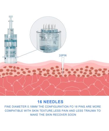Dr Pen Ultima M8 - Professional Microneedling Derma Pen for Home Use | 2Pcs 16Pins Cartridge | Dermapen Micro Needling Kit - Buy Online on GoSupps.com