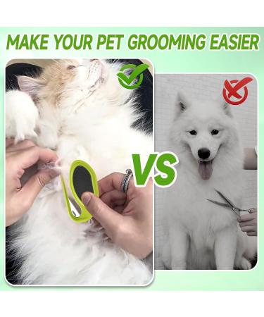 2-Piece Cat Hair Remover & Knot Comb Set - Pet Massage Tool for Long-Haired Cats & Dogs | Essential Grooming Kit - Buy Online on GoSupps.com