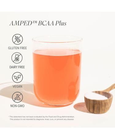 Isagenix Amped BCAA Plus - Help Promote FatBurning and Endurance During Workouts - Raspberry Lemonade Flavor - 9.5 oz Canister - 20 Servings - Buy Online on GoSupps.com